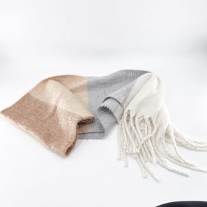 Urban Outfitters Tan, Gray, and Cream Scarf